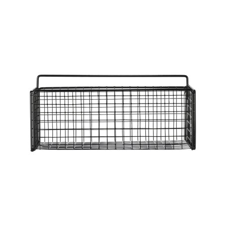 Estia Καλάθι Οργάνωσης Cage Κρεμαστό Μεταλλικό 36X15X13Cm Μαύρο