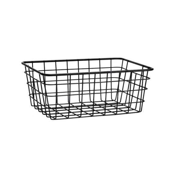 Estia Καλάθι Οργάνωσης Μεταλλικό 22X16X12Cm Μαύρο