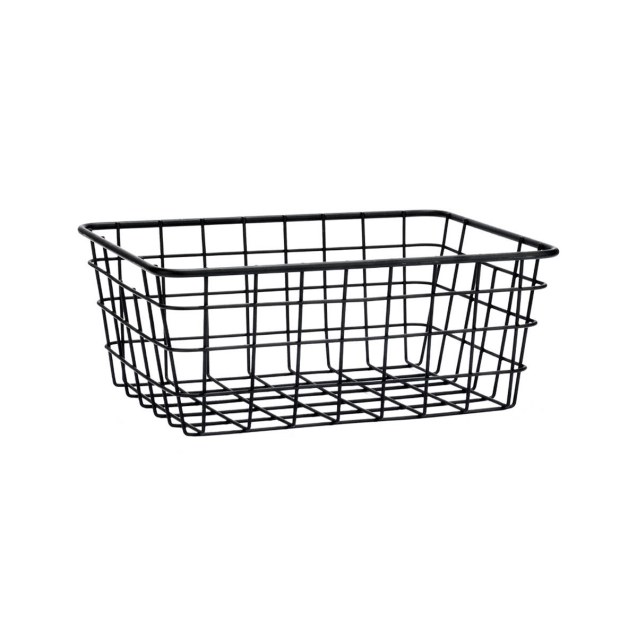 Estia Καλάθι Οργάνωσης Μεταλλικό 22X16X12Cm Μαύρο
