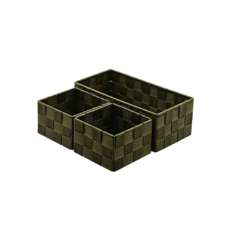 Estia Καλάθια Οργάνωσης Olive Series 26X13X9Cm Λαδι 3 Τεμ.