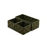 Estia Καλάθια Οργάνωσης Olive Series 26X13X9Cm Λαδι 3 Τεμ.