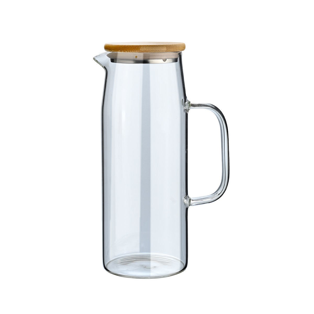 Estia Estia Κανάτα Bamboo Essentials Γυάλινη 1000Ml Με Καπάκι