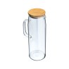 Estia Κανάτα Bamboo Essentials Γυάλινη 1000Ml Με Καπάκι