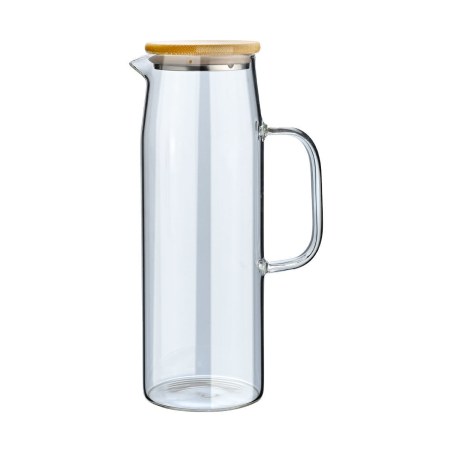 Estia Κανάτα Bamboo Essentials Γυάλινη 1500Ml Με Καπάκι