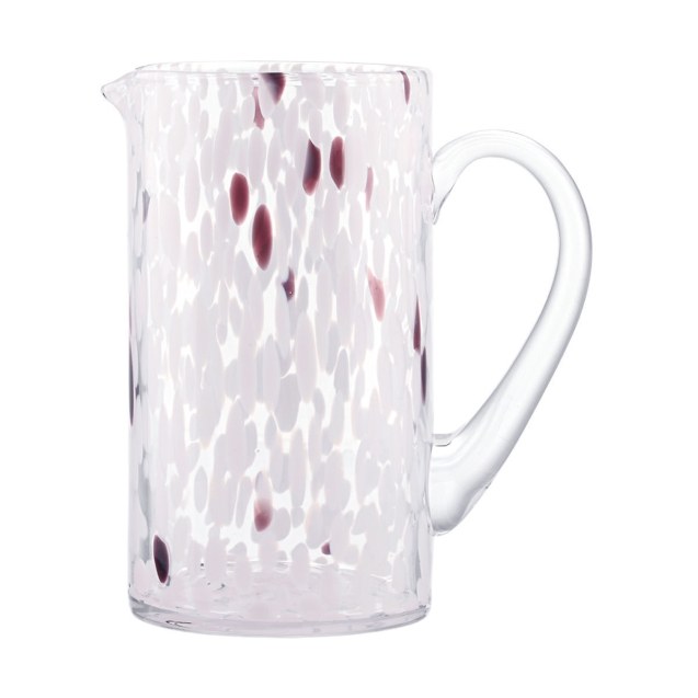 Estia Κανάτα Colorburst Γυάλινη 1.4L Ροζ/Μοβ