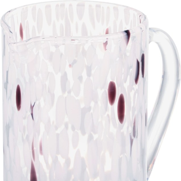 Estia Κανάτα Colorburst Γυάλινη 1.4L Ροζ/Μοβ