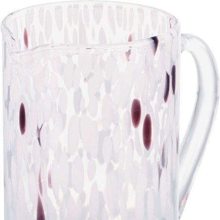Estia Κανάτα Colorburst Γυάλινη 1.4L Ροζ/Μοβ