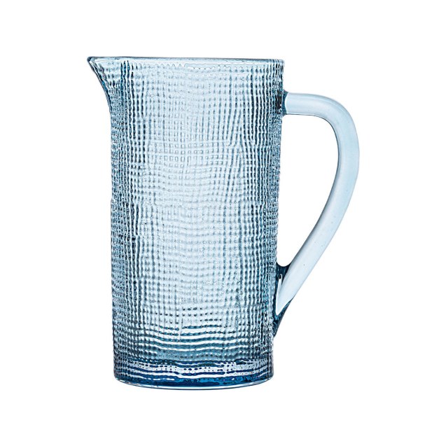Estia Κανάτα Roche Γυάλινη 1100Ml Μπλε