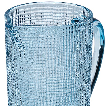 Estia Κανάτα Roche Γυάλινη 1100Ml Μπλε