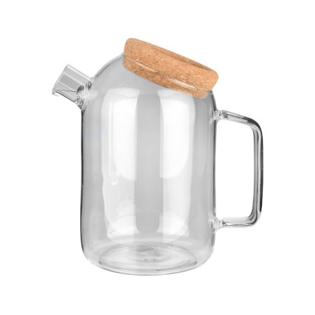 Estia Κανάτα Γυάλινη 1200Ml Με Καπάκι Φελλού