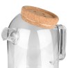 Estia Κανάτα Γυάλινη 1200Ml Με Καπάκι Φελλού