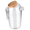 Estia Κανάτα Γυάλινη 1800Ml Με Καπάκι Φελλού