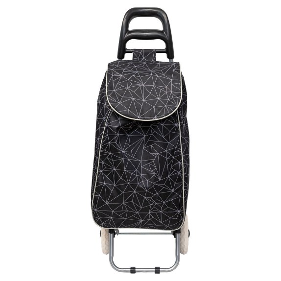 Καρότσι Λαϊκής Lux Υφασμάτινο 36Lt Black