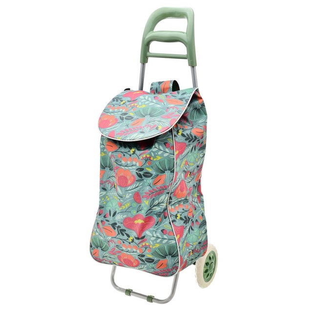 Καρότσι Λαϊκής Lux Υφασμάτινο 36Lt Floral