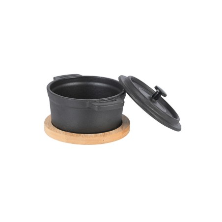 Estia Κατσαρολακι Iron Μαντεμένιο 10Cm Με Βάση Bamboo