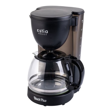 Estia Καφετιέρα Φίλτρου Black Plus Πλαστική 750W Με Γυάλινη Κανάτα 1.25Lt
