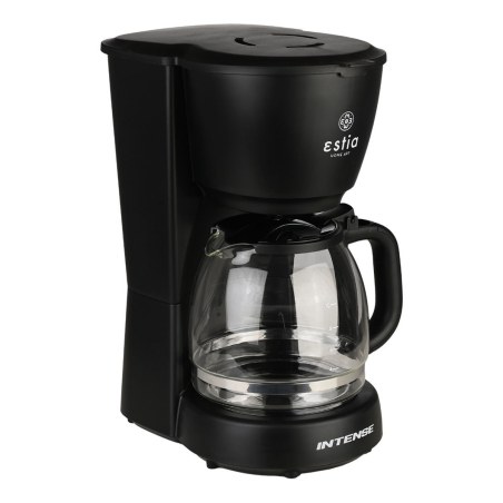 Estia Καφετιέρα Φίλτρου Intense Dark Πλαστική 1000W Με Γυάλινη Κανάτα 1.25Lt Ματ