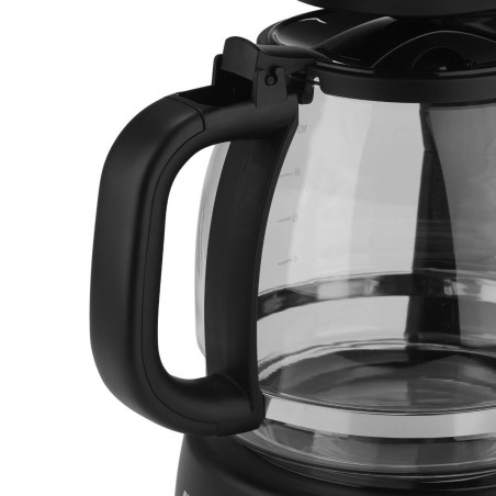 Estia Καφετιέρα Φίλτρου Intense Dark Πλαστική 1000W Με Γυάλινη Κανάτα 1.25Lt Ματ