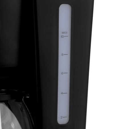 Estia Καφετιέρα Φίλτρου Intense Dark Πλαστική 1000W Με Γυάλινη Κανάτα 1.25Lt Ματ