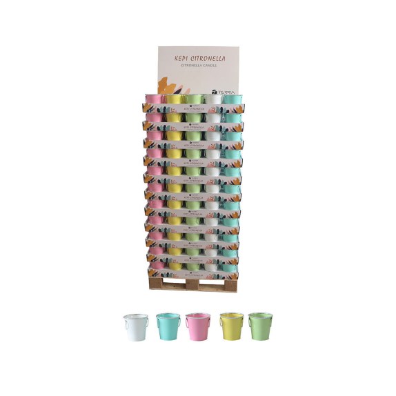 Estia Κερί Σιτρονελας Σε Μεταλλικό Δοχείο 160Gr Assorted