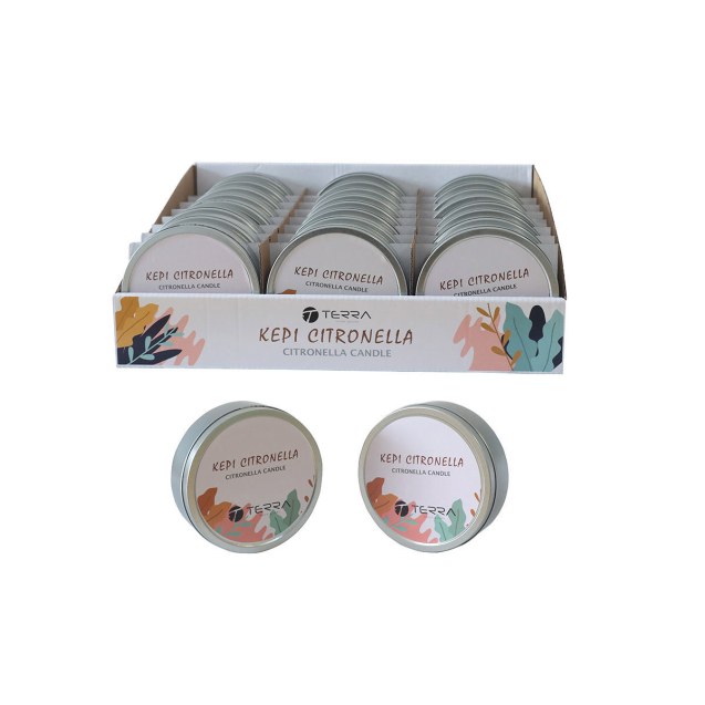 Estia Κερί Σιτρονελας Σε Μεταλλικό Δοχείο 160Gr...