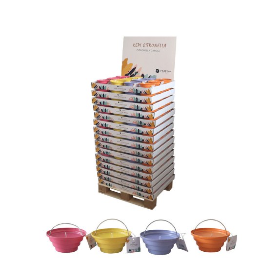 Estia Κερί Σιτρονελας Σε Μεταλλικό Δοχείο 175Gr Assorted