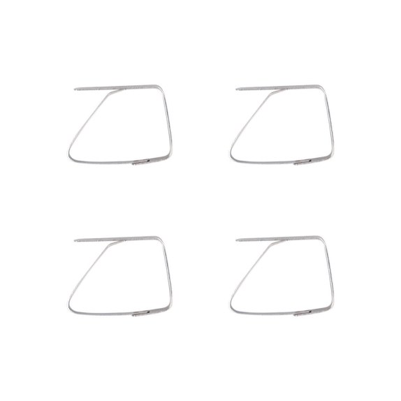 Κλιπ Για Τραπεζομάντηλα Ανοξείδωτο 6X4Cm 4Τ.