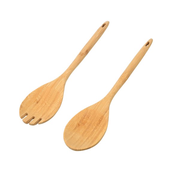 Κουτάλα & Πιρούνα Bamboo Σετ 2 Τεμ.