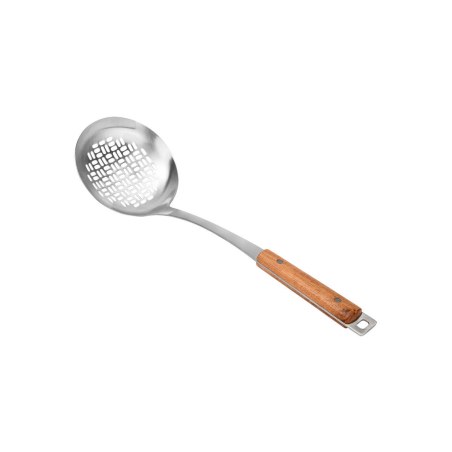 Estia Κουτάλα Τρυπητή Allure Ανοξείδωτή 41.5Cm Με Ξύλινη Λαβή