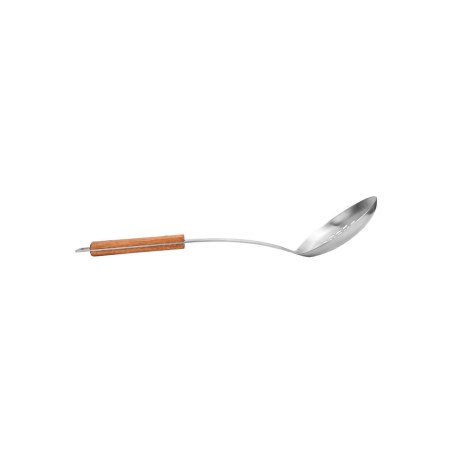 Estia Κουτάλα Τρυπητή Allure Ανοξείδωτή 41.5Cm Με Ξύλινη Λαβή
