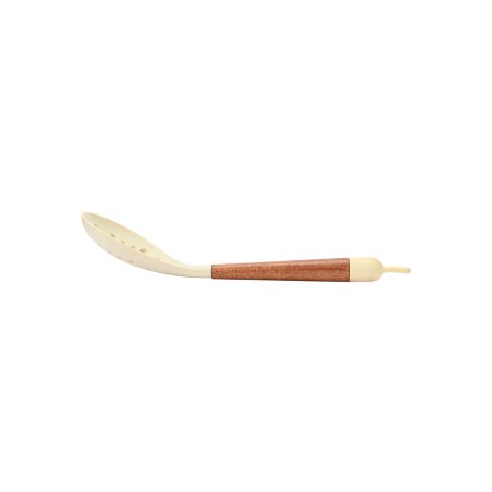 Estia Κουτάλα Τρυπητή Allure Σιλικόνης Ivory
