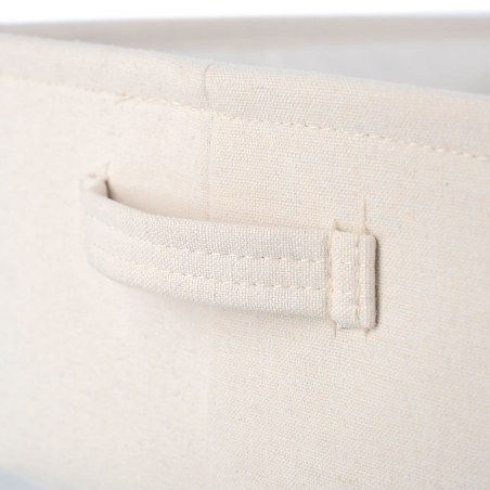 Estia Κουτί Αποθήκευσης & Οργάνωσης Ivory 13.5X12.5X10.5Cm Me Χερούλια