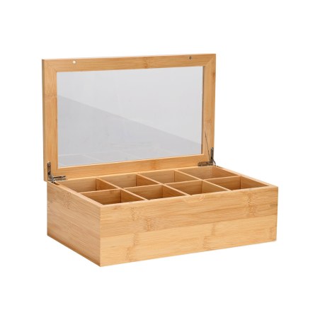 Estia Κουτί Αποθήκευσης Bamboo 8 Θήκες 31X19X9Cm Με Καπάκι