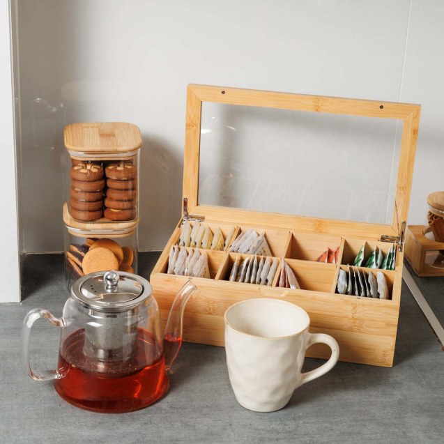 Estia Κουτί Αποθήκευσης Bamboo 8 Θήκες...