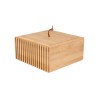 Estia Κουτί Αποθήκευσης Και Οργάνωσης Bamboo Essentials 15X15X7Cm