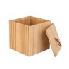 Estia Κουτί Αποθήκευσης Και Οργάνωσης Bamboo Essentials 9X9X8Cm