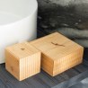 Estia Κουτί Αποθήκευσης Και Οργάνωσης Bamboo Essentials 9X9X8Cm