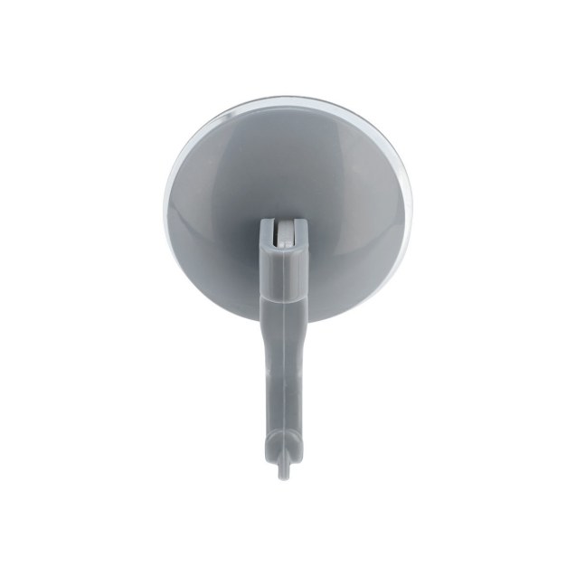 Κρεμάστρα Μονή Πλαστική Με Βεντούζα Γκρι
