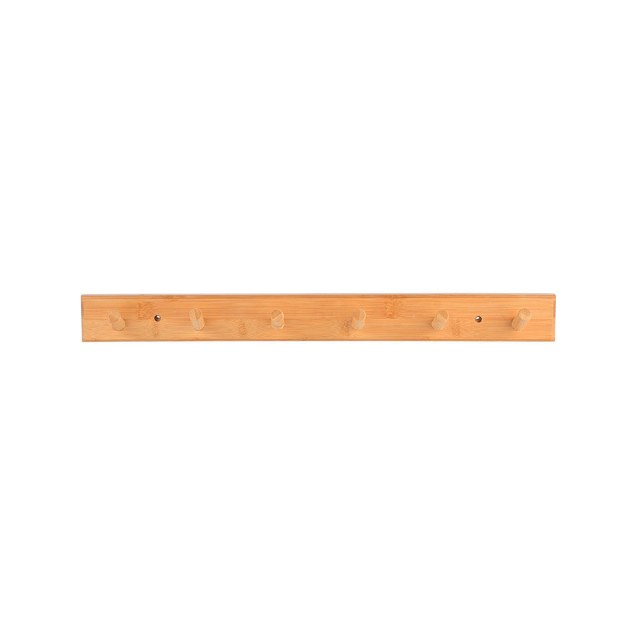 Estia Κρεμάστρα Τοίχου Bamboo 59X6X7Cm 6 Θέσεων
