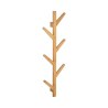 Estia Κρεμάστρα Τοίχου Bamboo Κάθετη 6 Θέσεων Με Πλακέ Γάντζους
