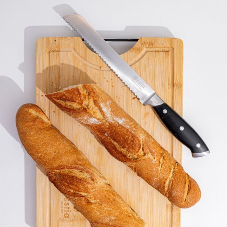 Estia Μαχαίρι Ψωμιού Butcher Anoξειδωτο 2.3Mm Me Λεπίδα 3Cr14