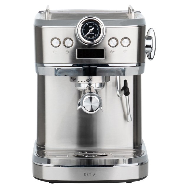 Estia Μηχανή Espresso Inoxsense 1360W 20Bar 1.3Lt
