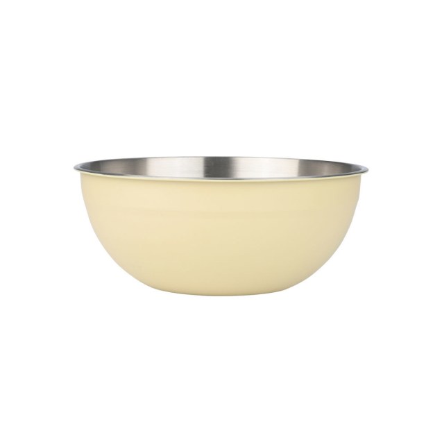 Estia Μπολ Ανάμειξης Allure Ανοξείδωτο 20Cm Ivory
