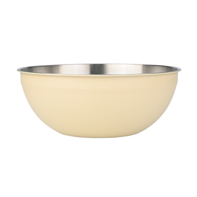 Estia Μπολ Ανάμειξης Allure Ανοξείδωτο 25Cm Ivory