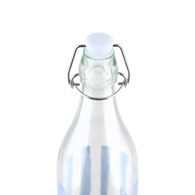 Estia Μπουκάλι Ligne Γυάλινο 1000Ml Μπλε
