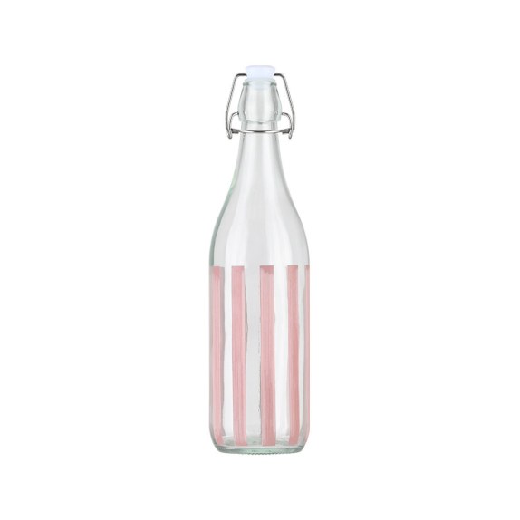 Estia Μπουκάλι Ligne Γυάλινο 1000Ml Ροζ