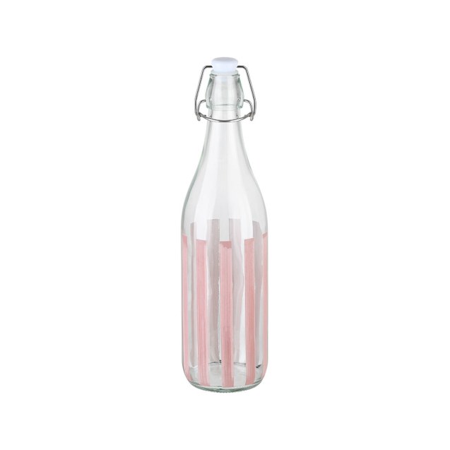 Estia Μπουκάλι Ligne Γυάλινο 1000Ml Ροζ