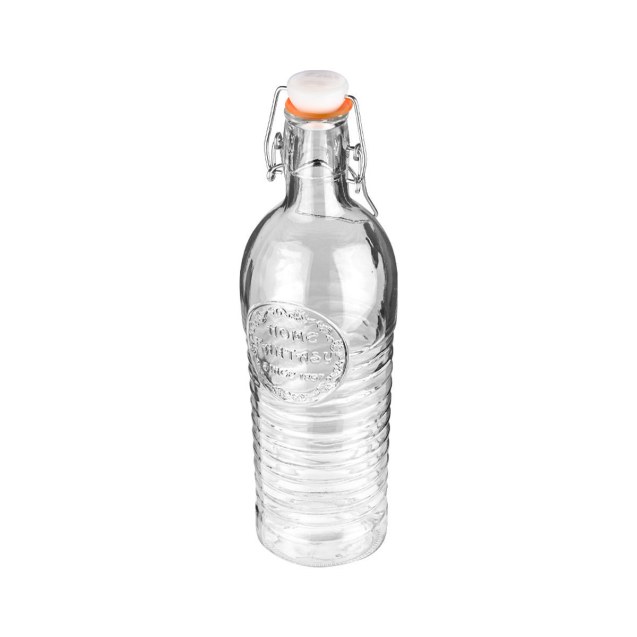 Μπουκάλι Γυάλινο  1100Ml Με Μεταλλικό Κλιπ