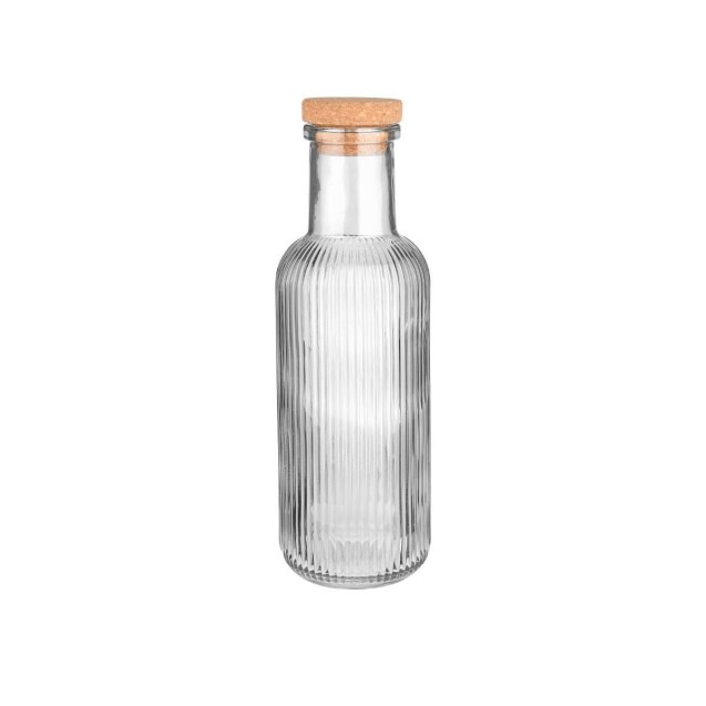 Estia Μπουκάλι Γυάλινο 1000Ml Ανάγλυφο Με Φελλό...