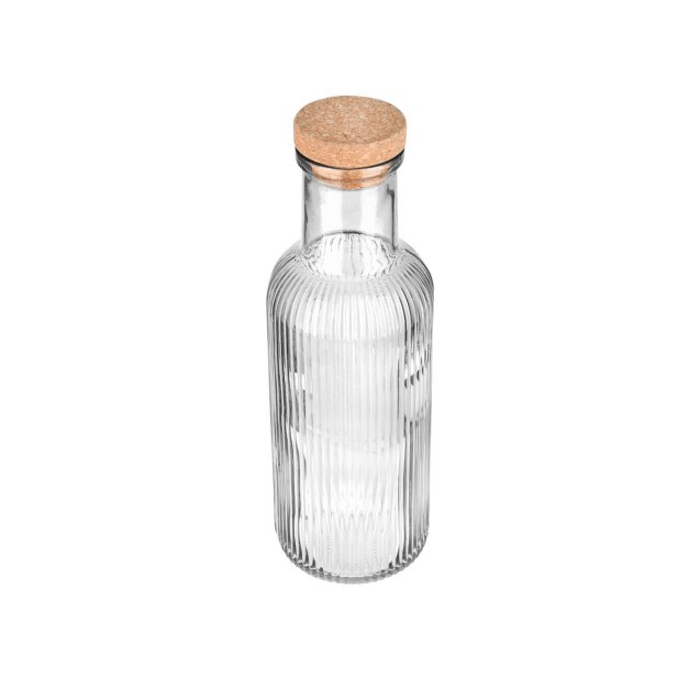 Estia Μπουκάλι Γυάλινο 1000Ml Ανάγλυφο Με Φελλό...